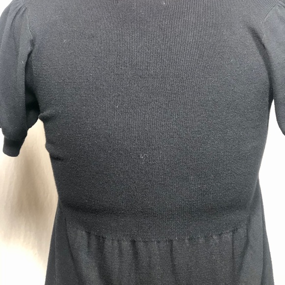 REBECCA TAYLOR Black Mini Dress Size M - Picture 10 of 11